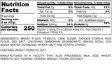 Nutrition Information for 1 pound of ISO Peanuts