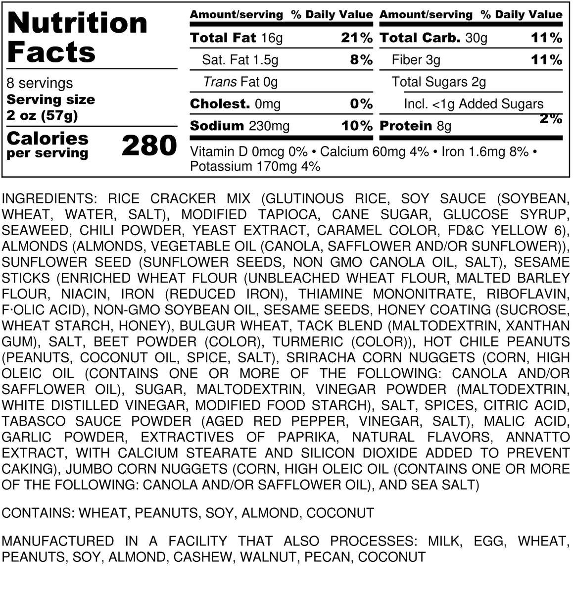 Southwestern Trail Mix – Half Nuts