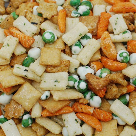 Rice Cracker Mix with Wasabi Peas