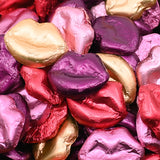 Valentine's Day Gift Bag - Foil-Covered Chocolate Lips