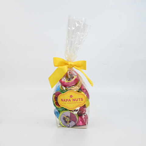 Easter Gift Bags - Foil Wrapped Pansies