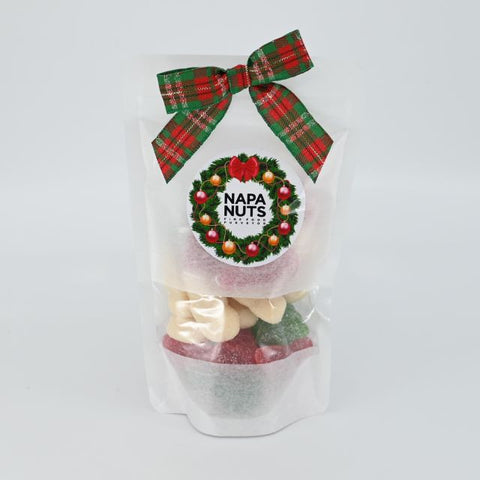Christmas Gift Bag - Gummi Christmas Trees & Snowmen w/Snow