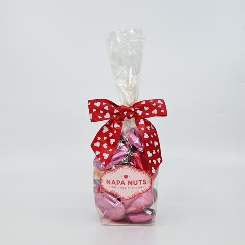 Valentine's Day Gift Bag - Foil-Covered Chocolate Lips