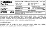 Nutrition Information for 1 pound Jordan Almonds