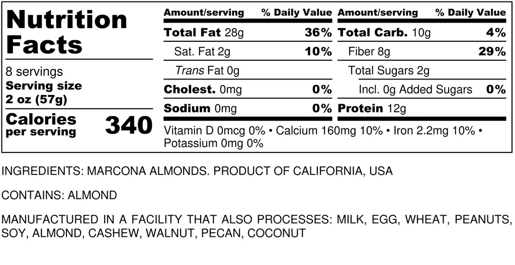 Almonds Marcona Napa Nuts