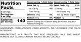 Nutrition Information for 1 pound of Fancy Apricots