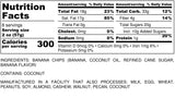 Nutrition Information for 1 pound of Banana Chips
