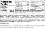 Nutrition Information for 1 pound of Barista Blend Chocolate Covered Coffee Beans