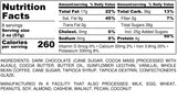 Nutrition Information for 1 pound of Chocolate Covered Espresso Beans