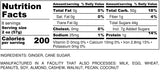 Nutrition Information for 1 pound of Sliced Ginger
