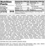 Nutrition Information for 1 pound of Big Al's Sweet and Salty Mixed Nuts