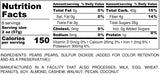 Nutrition Information for 1 pound of Diced Pears