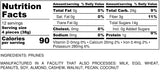 Nutrition Information for 1 pound of Pitted Prunes