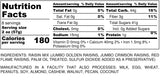 Nutrition Information for 1 pound of Crimson Blend Raisins
