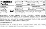 Nutrition Information for 1 pound of Yogurt Raisins