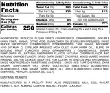 Nutrition Information for 1 pound of PB&J Trail Mix