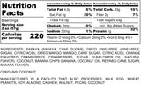 Nutrition Information for 1 pound of Tropical Blend Trail Mix