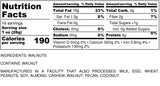 Nutrition Information for 1 pound of Small Walnut Pieces
